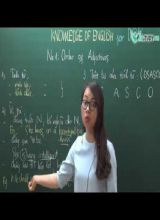 [Knowledge of English] - No 1 - Order of Adjectives - Trật tự chuỗi tính từ - Cô Như Quỳnh
